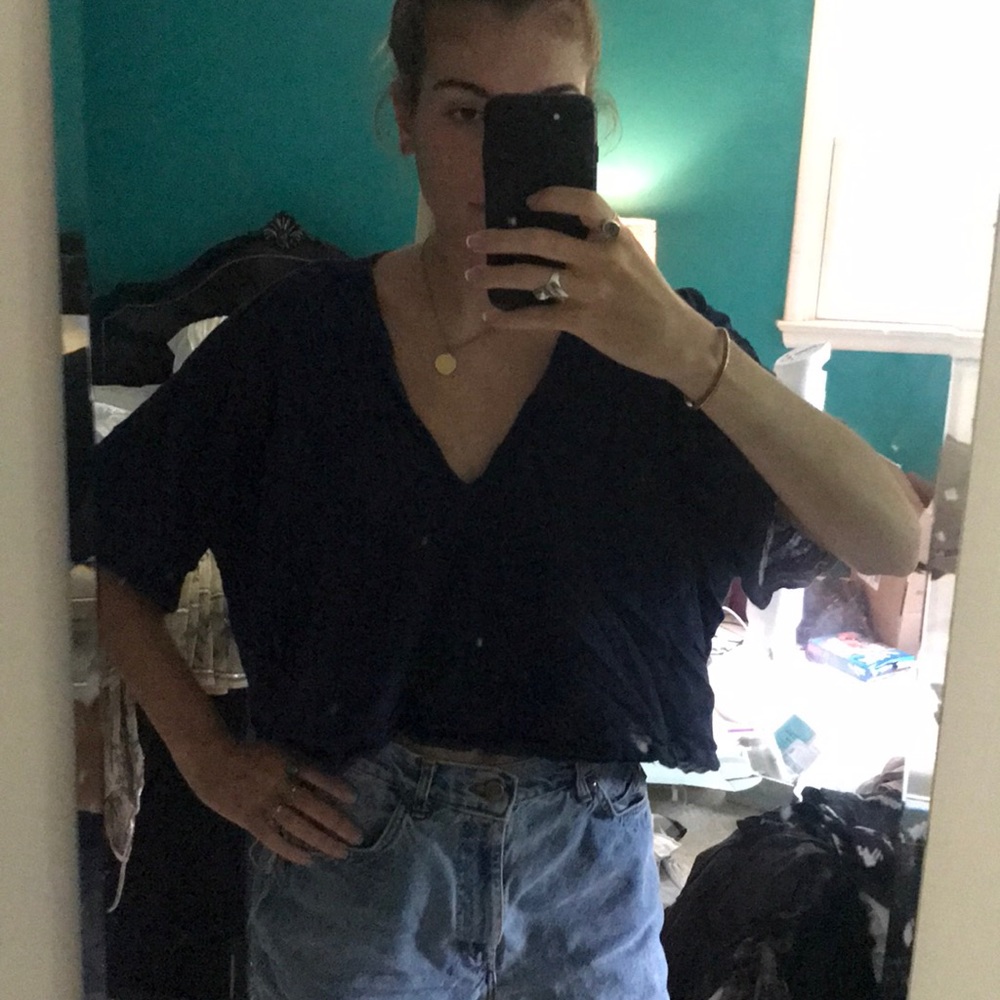 Linen free people top